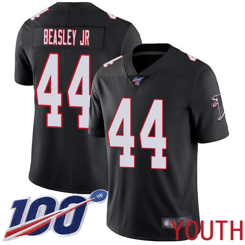 Atlanta Falcons Limited Black Youth Vic Beasley Alternate Jersey NFL Football 44 100th Season Vapor Untouchable